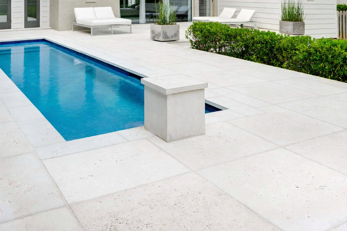 Concrete pool decks in Champaign, IL